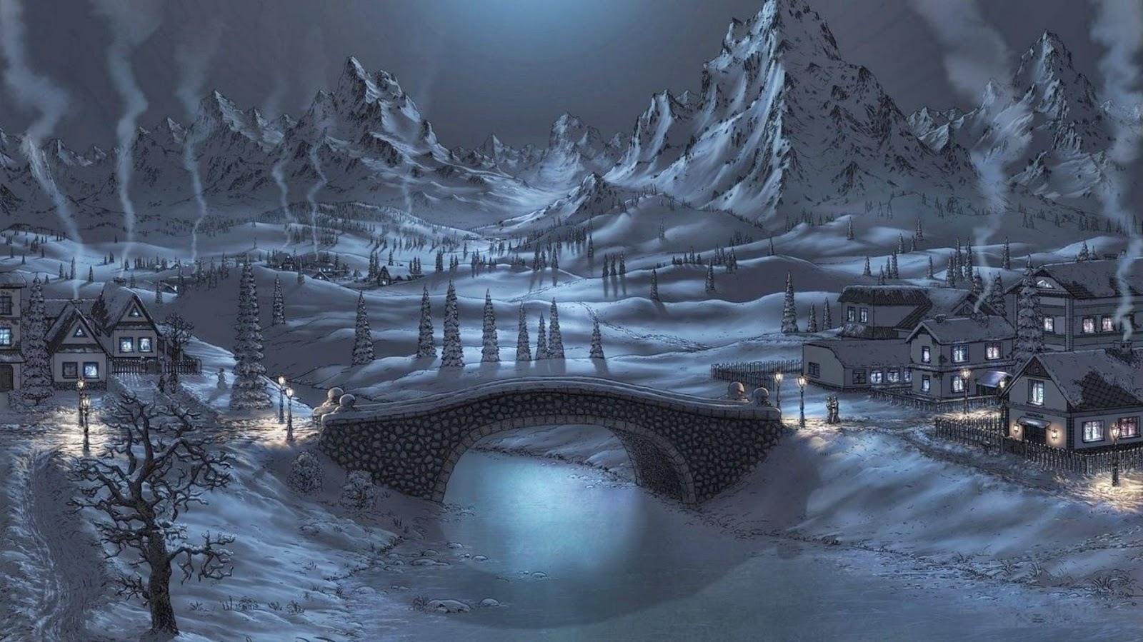 rygrad Torrent fleksibel Beautiful Nature Images And Wallpapers: Snow Mountain Night | Beautiful  Nature Images And Wallpapers