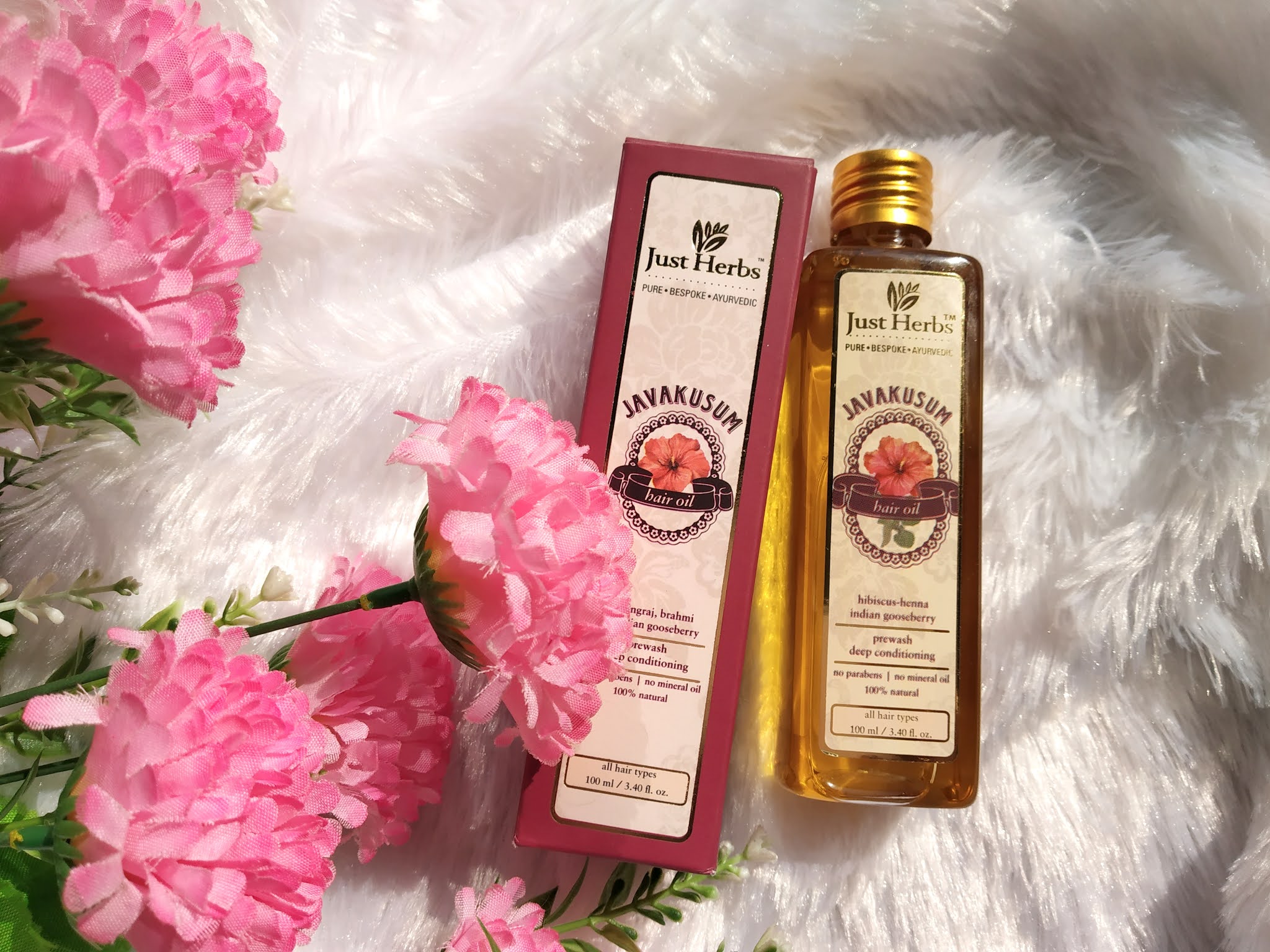 Makeup and beauty !!! 3 BEST JUST HERBS HAIRCARE PRODUCTS REVIEW