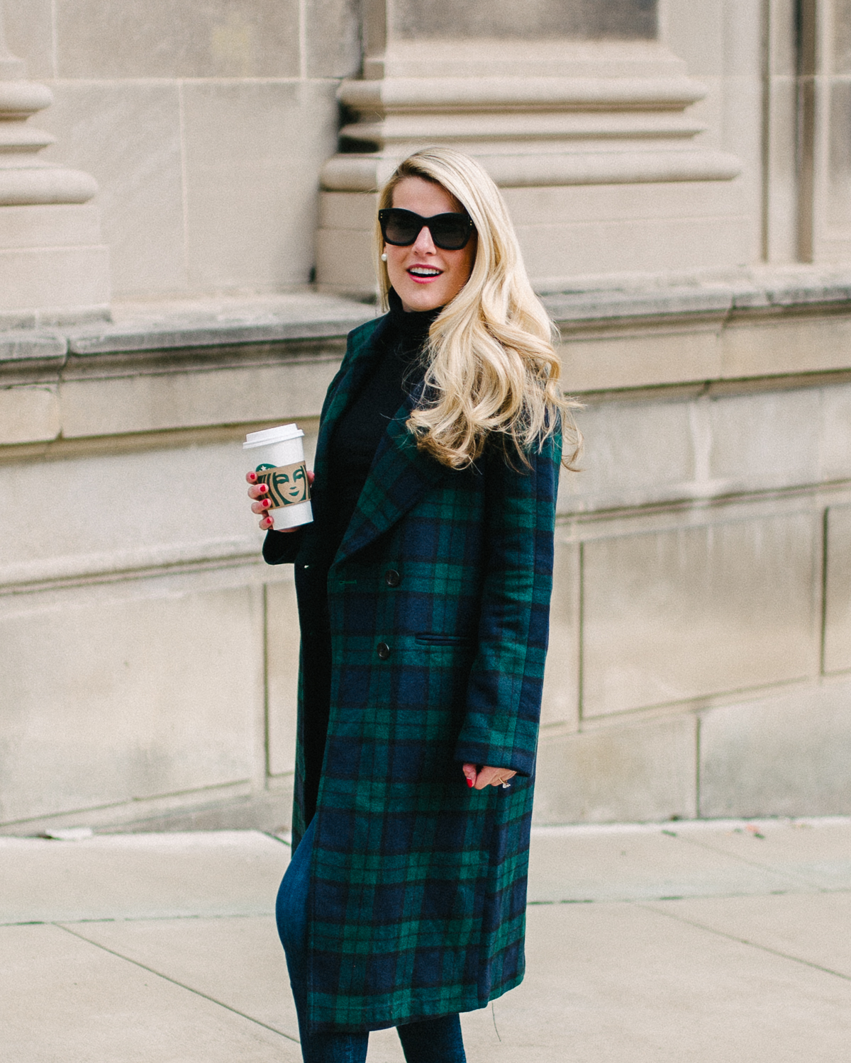 Summer Wind: Look For Less: Blackwatch Plaid Coat and More!