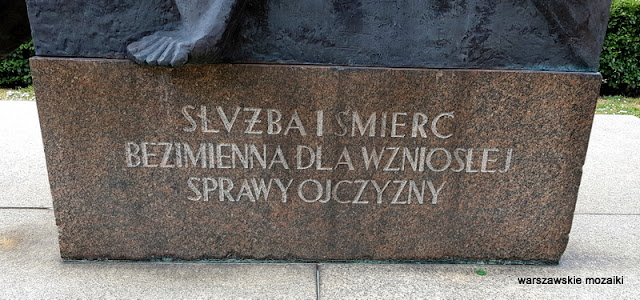 pomnik Poległych Żołnierzy Polskiej Organizacji Wojskowej Edward Wittig rzeźba