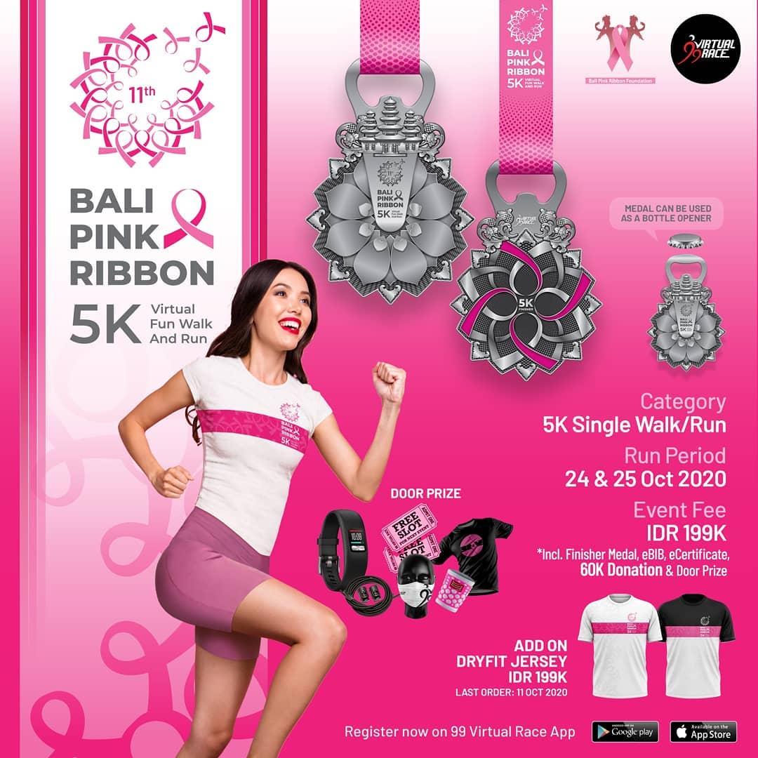 Bali Pink Ribbon Fun Walk & Run Virtual Edition • 2020