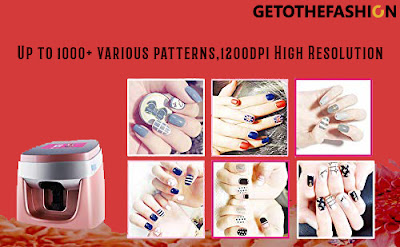 High Resulation Various Design On Nail Polish Printer getothefashion