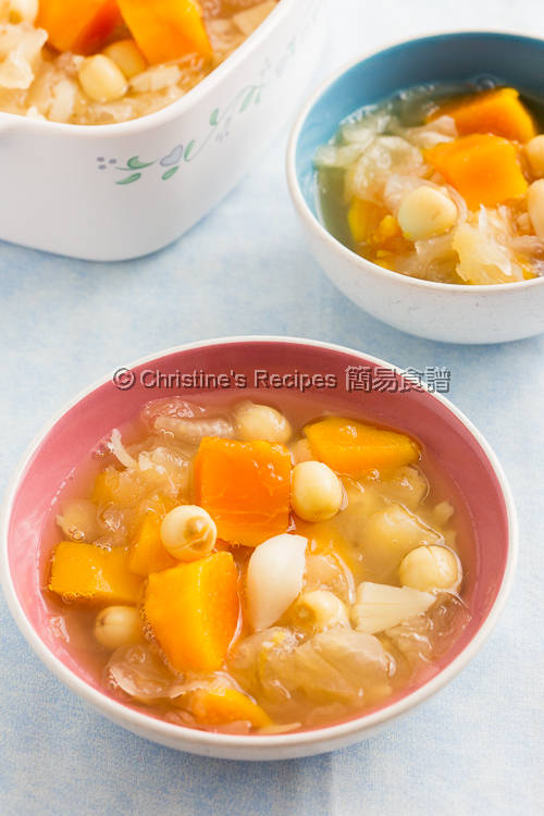 Papaya and Snow Ear Dessert Soup02