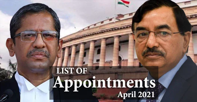 Complete List of Appointments April 2021