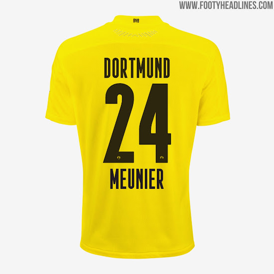 Puma Borussia Dortmund 20-21 Trikot-Schriftart veröffentlicht - Nur