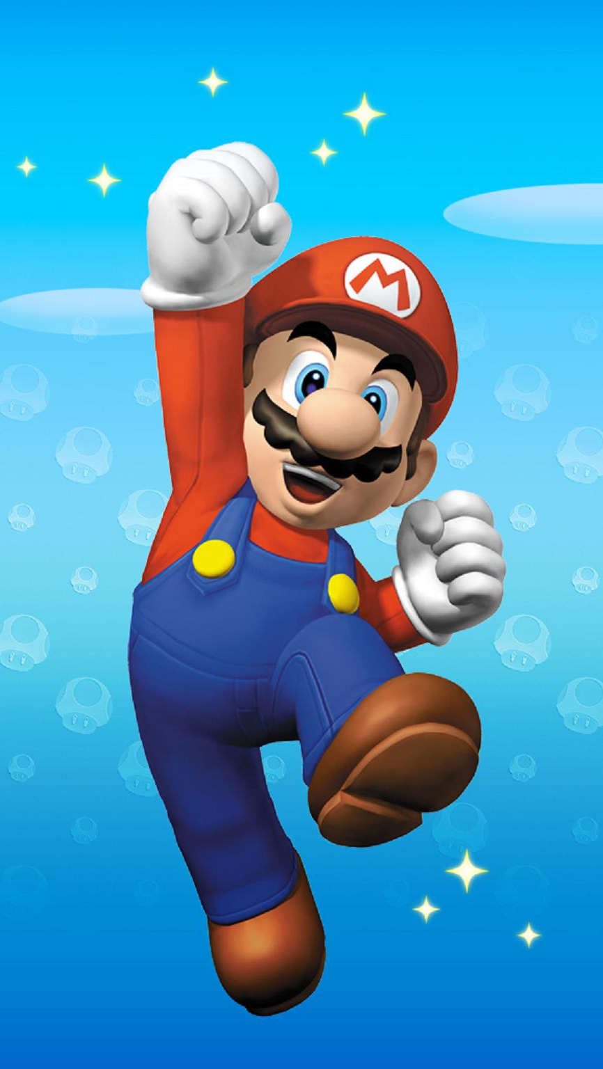 Free Mario phone wallpaper