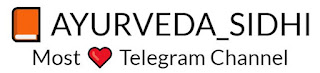 Ayurveda Telegram Channel - @ayurveda_sidhi