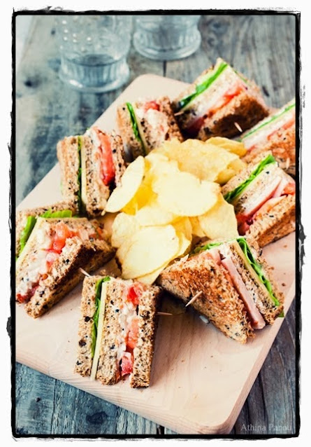 Club sandwich χειροποίητο