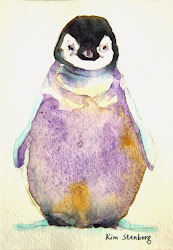 penguin watercolor emperor baby painting watercolour paper penguins birds watercolours sold animal paintings projects wildlife watercolors artist realistic animals