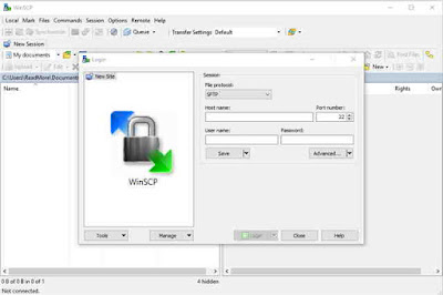 تنزيل برنامج WinSCP لرفع الملفات والصور بواسطة بروتوكول نقل الملفات "FTP" على مواقع الويب للويندوز