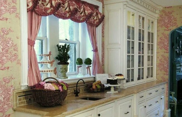 Provence style curtains