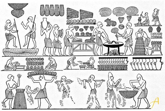 الخبز من مصر القديمة إلى قرى الصعيد