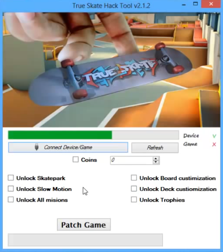 hack True Skate Hack Tool (Android/iOS)