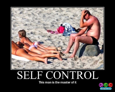 Self control, funny demotivational images