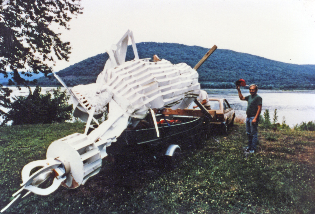 Outta the Way Statue of Liberty in Susquehanna River