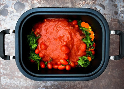 Slow Cooker Extra Vegetable Pasta - Step 9 - Tomato Passata
