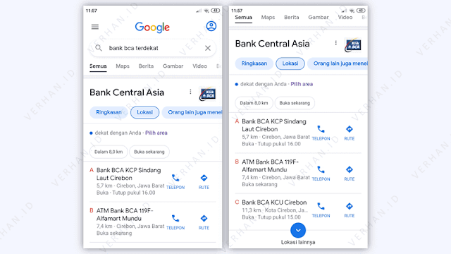 daftar lokasi bank bca terdekat