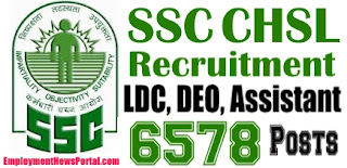 SSC CHSL Recruitment 2015, Staff Selection Commission jobs, 