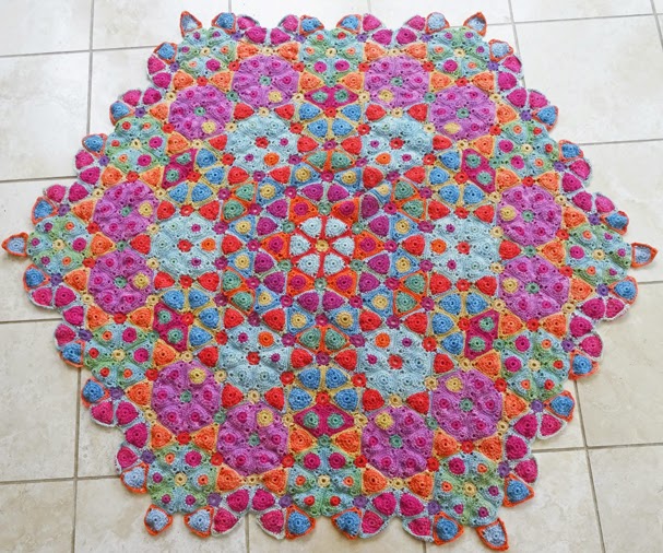 Amanda's Crochet Blanket Adventures Kaleidoscope and Zodiac mystery