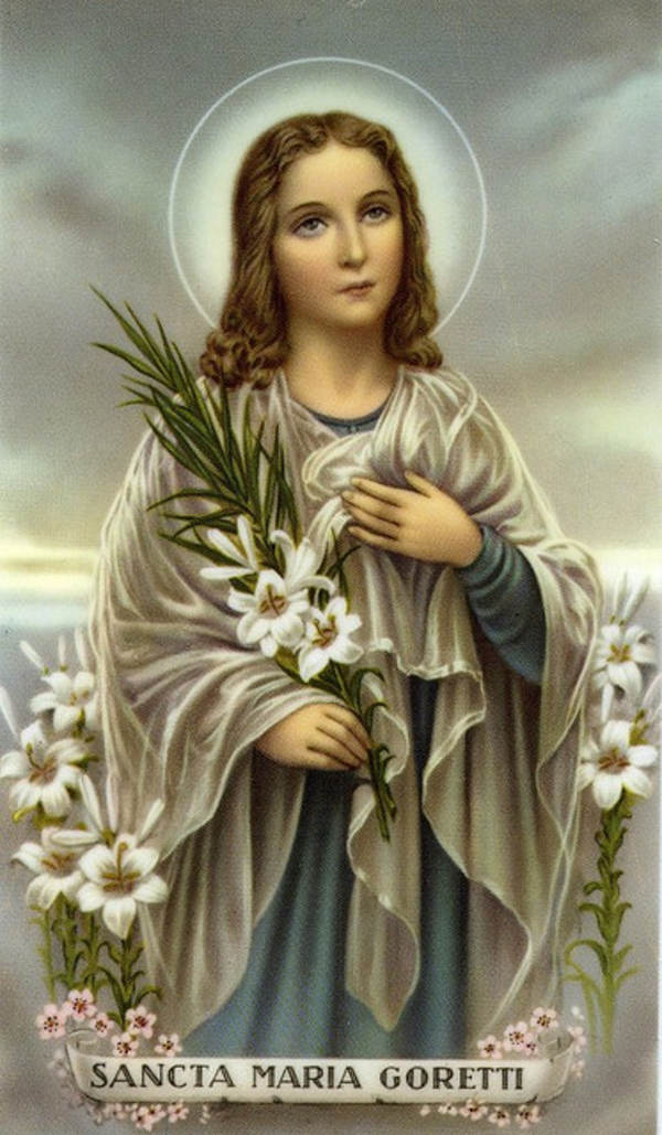 Viver Santamente 6 de Julho Santa Maria Goretti, Virgem e Mártir Viver Santamente 6 de Julho Santa Maria Goretti, Virgem e Mártir