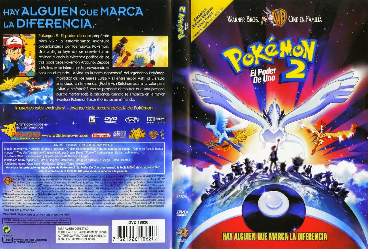 Pokémon Película 2 El Poder de Uno (LATINO) HD SD MKV AVI MEGA Pokémon Película 2 El Poder de Uno (LATINO) HD SD MKV AVI MEGA