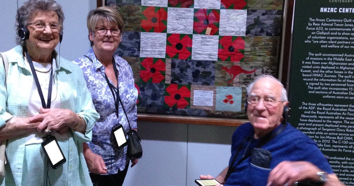 Aussie Hero Quilts (and laundry bags) Centenary Quilt in Geelong......
