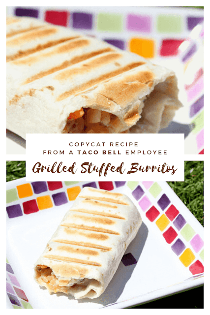 Taco Bell Copycat Recipes - Grilled Stuffed Burritos