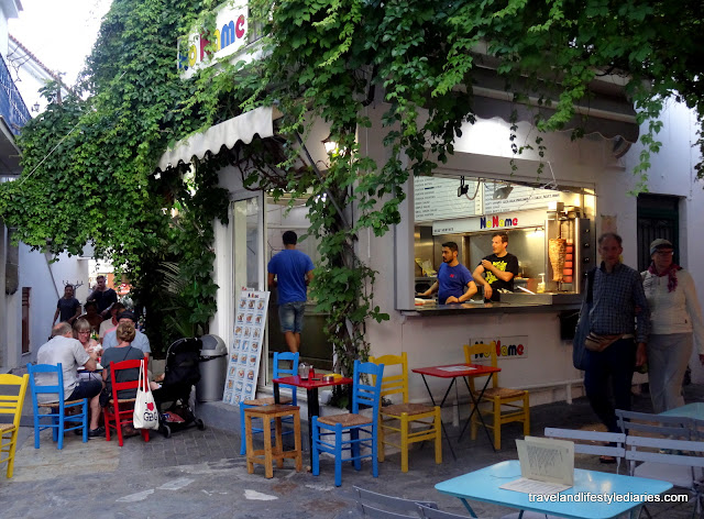 Skiathos, Greece: "Foodporn" and the Fast Food with "No Name"
