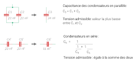 Condensateurs série parallèle