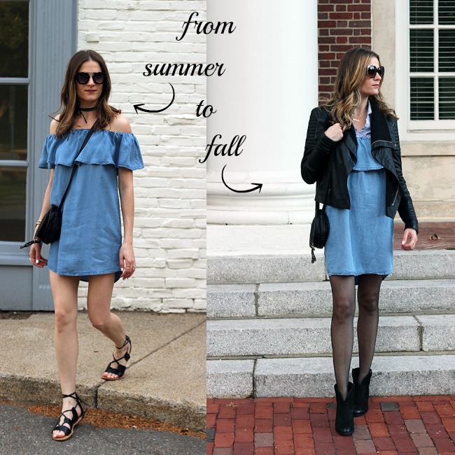 How To Wear Your Summer Dresses In The Fall Threads for Thomas