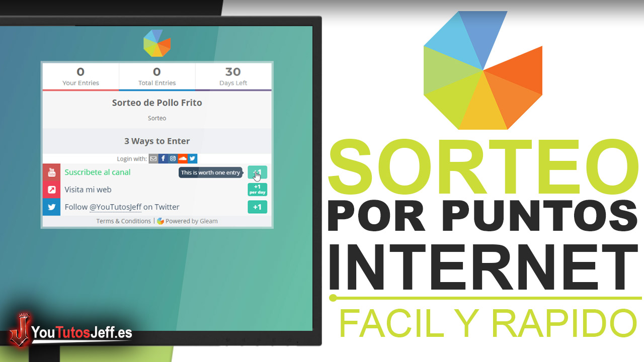 Como Hacer un Sorteo con Gleam.io - Sorteo por Puntos en Internet