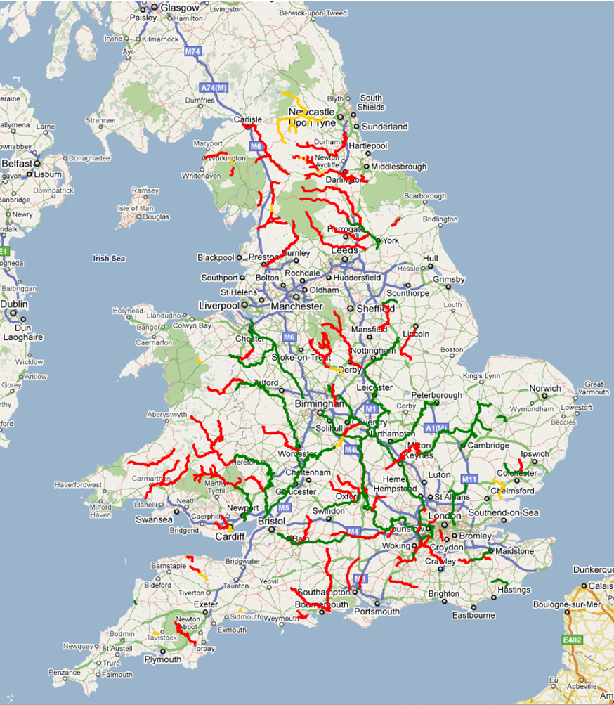 Map Uk Rivers Direct Map