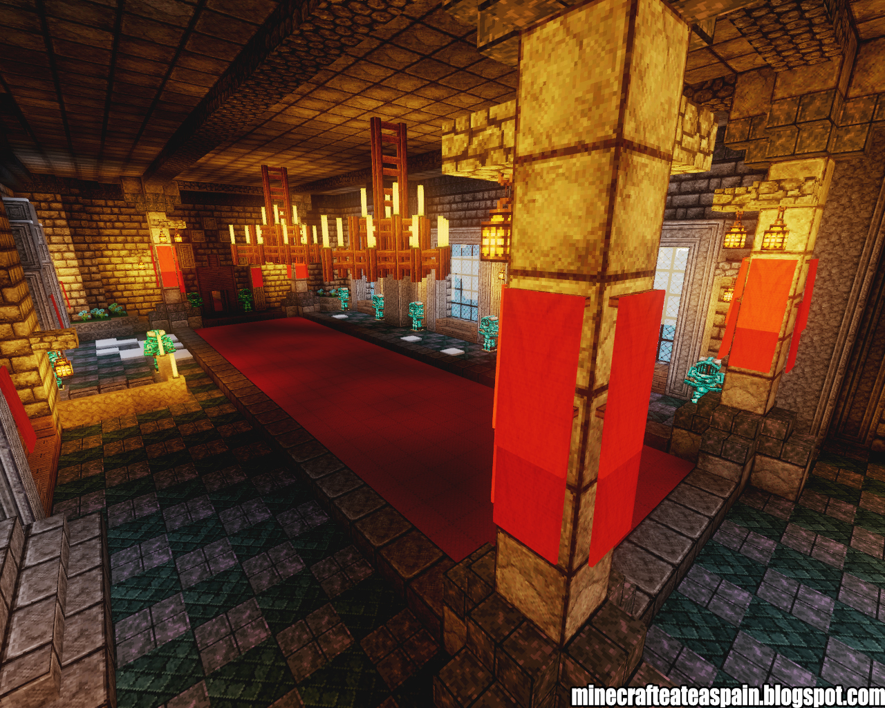 Creaciones Minecrafteate Reino de Noriland, CastilloPalacio en Minecraft.