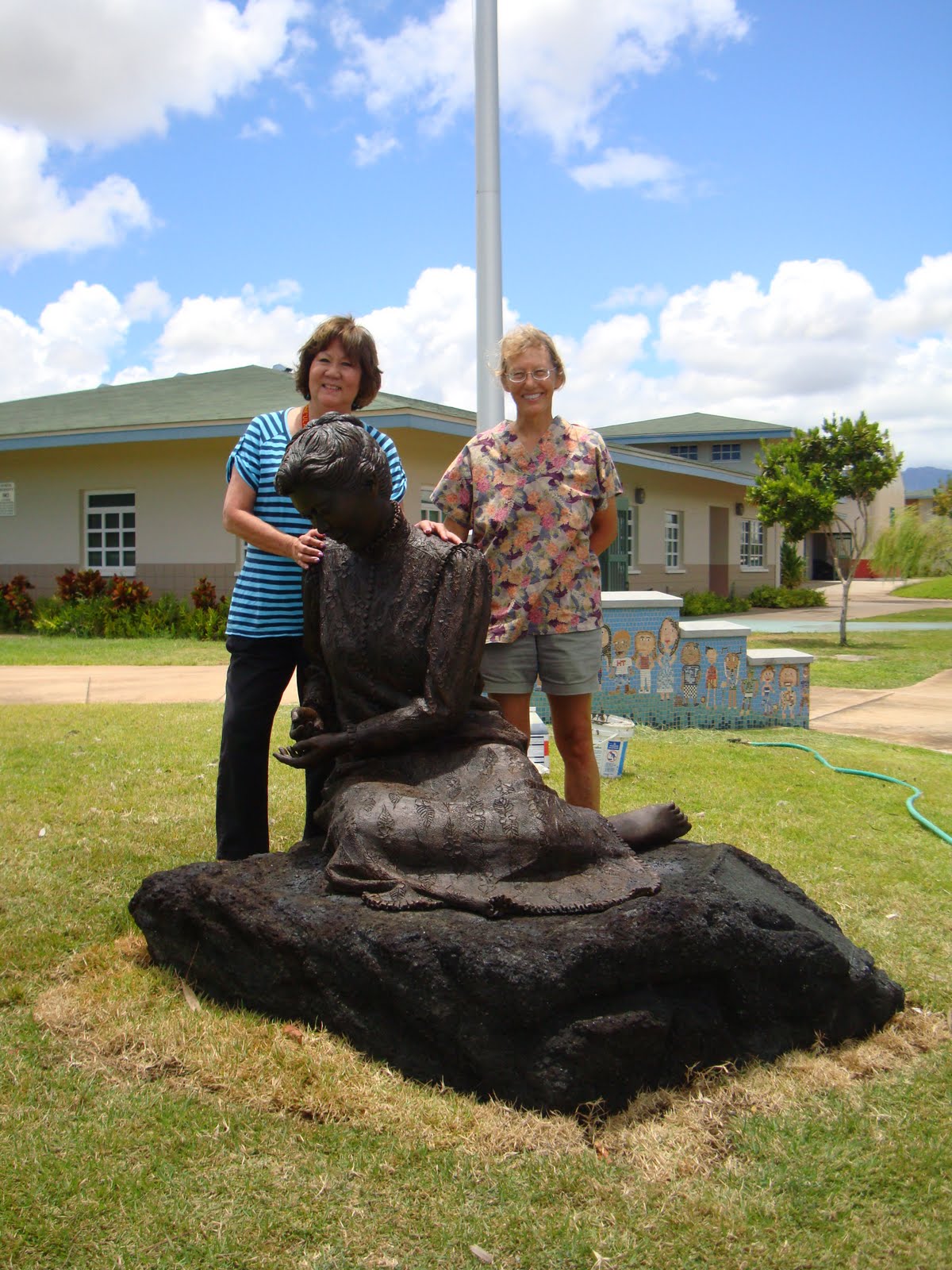 Keoneula Elementary School Blog Completion of the Sculpture