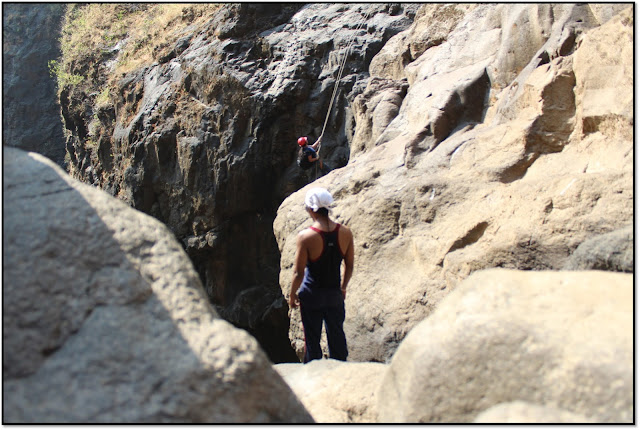 Sandhan valley, rappelling