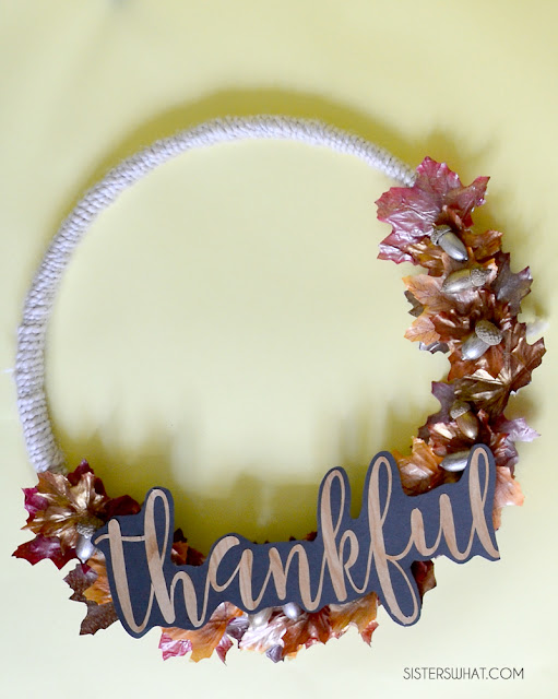 fall thanksgiving wreath diy