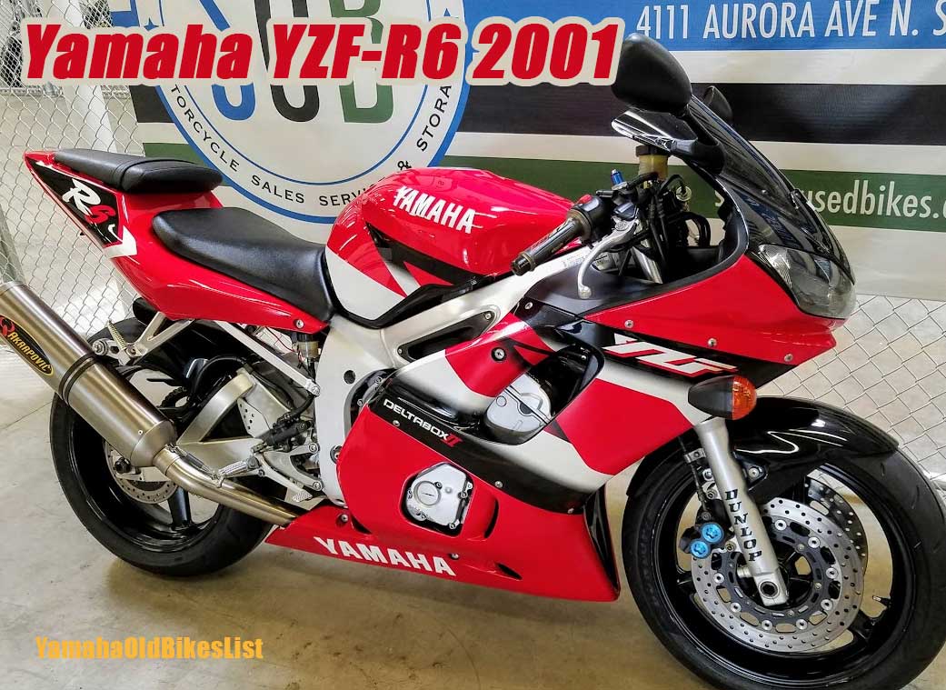 2001 Yamaha R6 Specification YZFR6 Specs Yamaha Old Bikes List