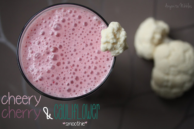 Cheery Cherry and Cauliflower Smoothie from Anyonita-Nibbles
