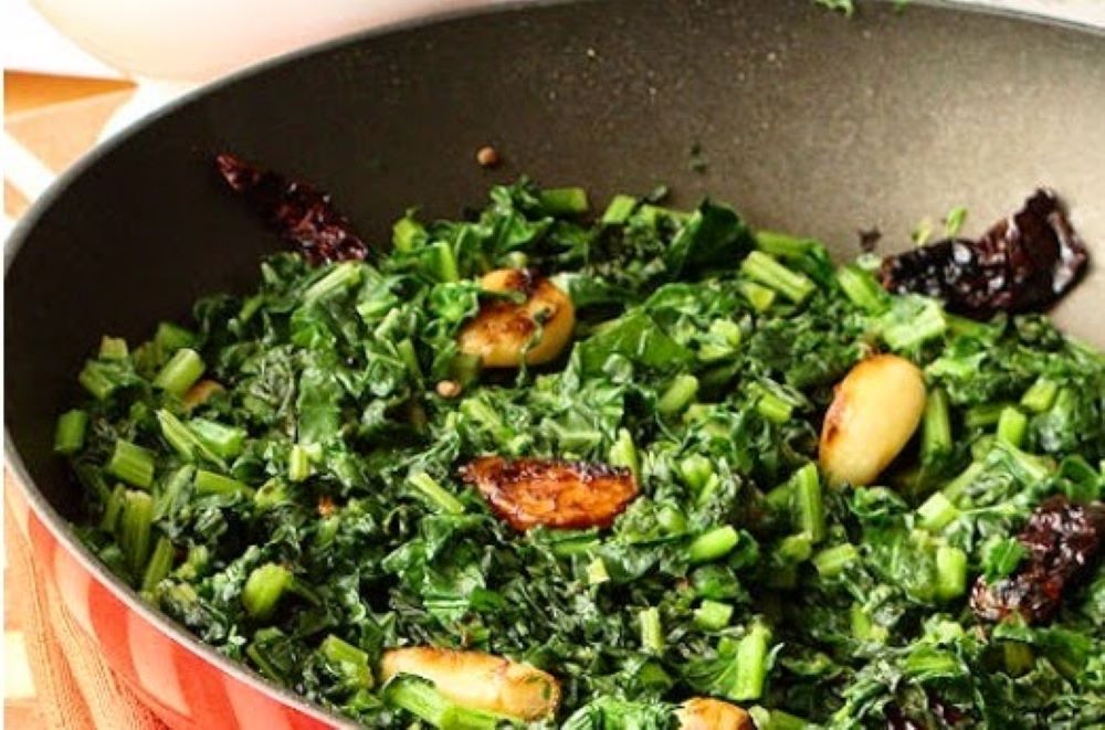 New Age Soul Food Sauteed Turnip Greens with Garlic