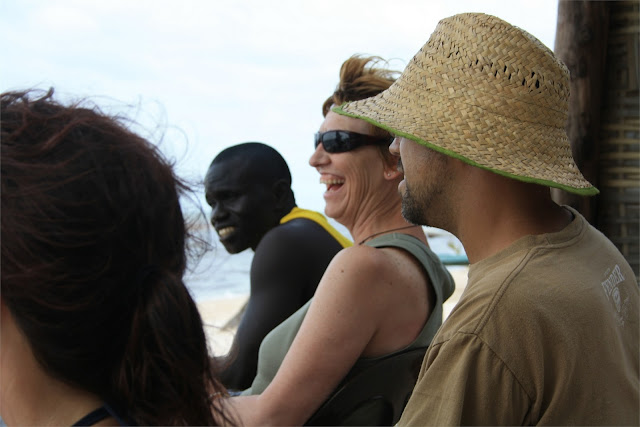 Animada sobremesa con la madre de Lamine