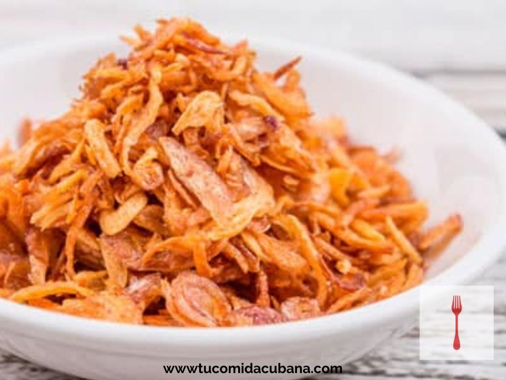 Cebolla frita RECETA CUBANA Cebolla frita RECETA CUBANA