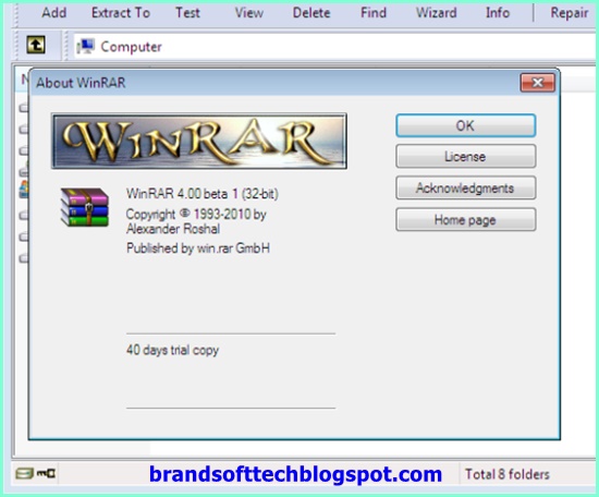 winrar for win7 64bit free download