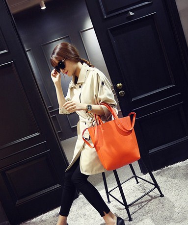 Túi xách nữ kèm dây đeo chéo, thiết kế thuần màu, phong cách Âu Mỹ tui xach nu kem day deo cheo thiet ke thuan mau phong cach au my 10 Túi xách nữ kèm dây đeo chéo, thiết kế thuần màu, phong cách Âu Mỹ