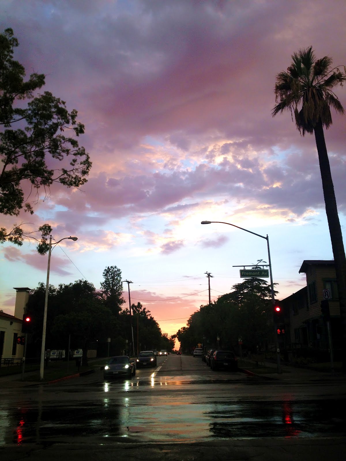 Glimpses of South Pasadena El Centro After the Rain
