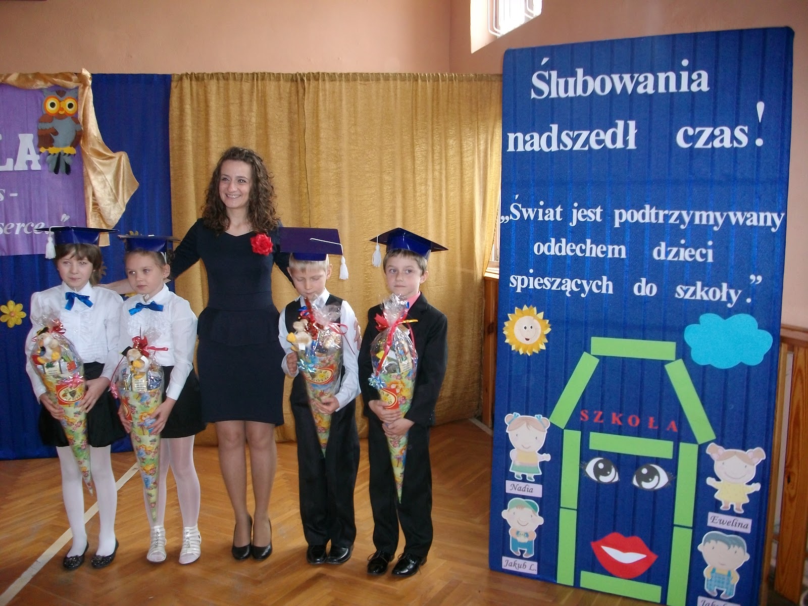 Scenariusz Na Zakończenie 8 Klasy Kabaret Szkoła Podstawowa w Łowiczku: Ślubowanie klasy pierwszej & Dzień