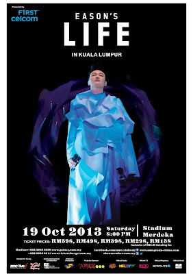 [Upcoming Event] Eason Chan to hold his “EASON’S LIFE” concert in Kuala Lumpur!
