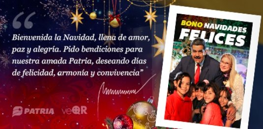 INICIÓ LA ENTREGA DE BONO “NAVIDADES FELICES” A TRAVÉS DEL CARNET (+VQR) INICIÓ LA ENTREGA DE BONO “NAVIDADES FELICES” A TRAVÉS DEL CARNET (+VQR)