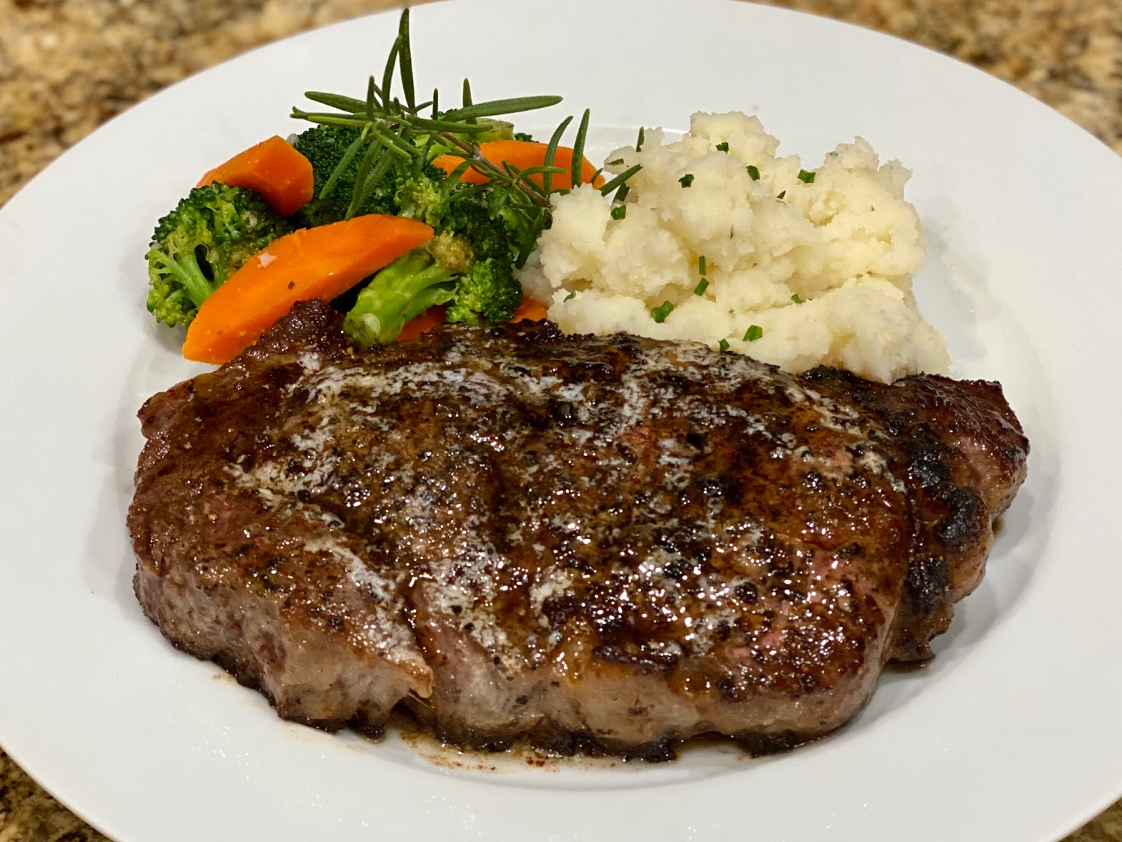 GREAT EATS HAWAII RIBEYE STEAK DINNER