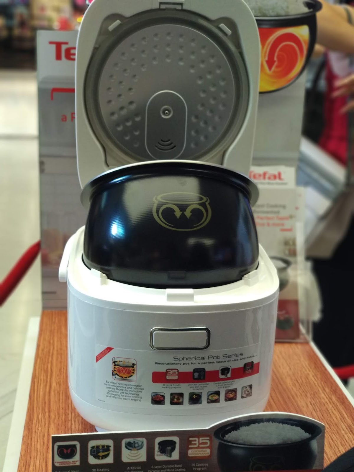 Tefal Spherical Pot Rice Cookers with 35 cooking functions