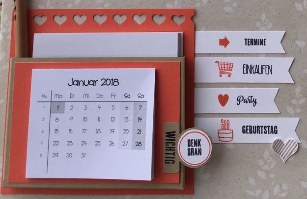 Stempelduett: Pinnwand